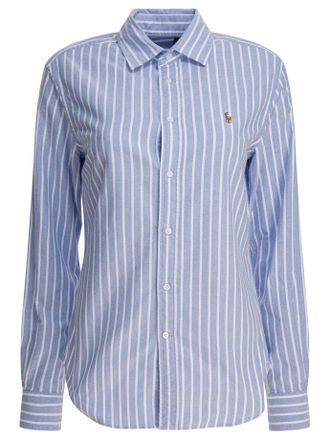 Polo Ralph Lauren Oxford Striped Shirt Shirts Blu-Donna