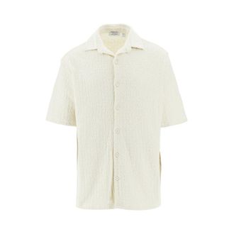 Off-white Jacquard terry bowling shirt Man 48