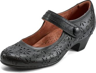 Rockport Womens Alesia Leather Dress Shoes In Black