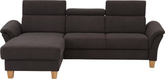 HOME AFFAIRE Ecksofa »Conville L-Form« Federkern, wahlweise mit Bettfunktion und Bettkasten bzw. Stauraum