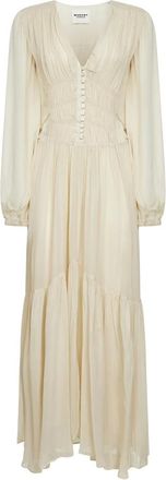 Isabel Marant Dames, Jurken, Beige, Maat: M Viscose