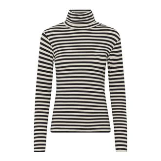Part Two Lange mouwen tee met col - Dames - Tops - Veelkleurig - Maat: L