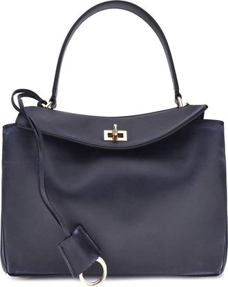 Balenciaga Rodeo Small Shoulder Bag In Used-effect Leather