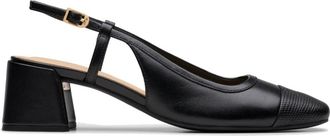Clarks Formal Schoenen Nyta 45 - Dames - Pumps - Zwart - 39 EU - Leer - Schoenen