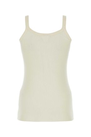 Bottega Veneta 751861v32a0 9071 White Exterior: Wool T-Shirt T-shirts And Polos