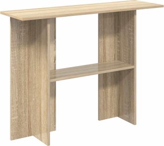 vidaXL Mesa Consola Roble Sonoma 100 X 30 X 75 Cm Madera De Ingenier&iacute;a Vidaxl