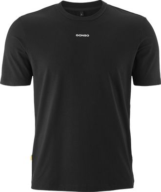 Gonso Rundhalsshirt GONSO Off-Bike T-Shirt M, Herren, Gr. XXL, schwarz, 45% Baumwolle, 45% Modal, 10% Elasthan, Rundhals, Shirts Rundhalsshirt, Herren T-Shi