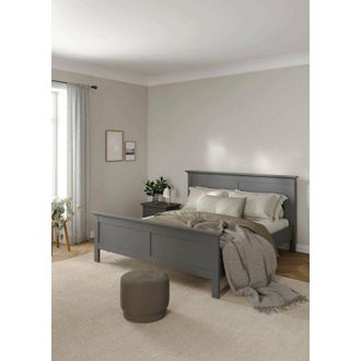 Dmora Dmora - Cama Plaza Y Media Inaya, Sommier Para Dormitorio, Estructura De Cama Por Habitaci&oacute;n, Estructura Del Sostenedor Del Colch&oacute;n, 211x179 H110 Cm, 