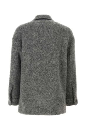 Dolce & Gabbana Wool-Blend Shirt - Gray