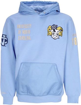 Mitchell & Ness North Carolina Tar Heels Vintage Logo Hoodie - Heren - Hoodies - Blauw - M - Katoen - Hoodies & sweatvesten