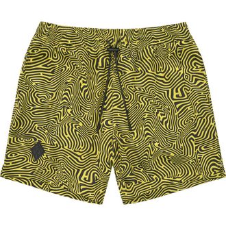 Rta Clyde Topography Pull-On Shorts in Black Topography at Nordstrom, Size X-Small