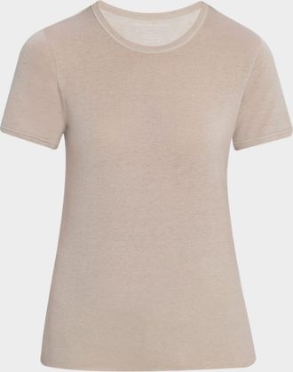 Majestic Filatures Machine Washable Cashmere Crewneck T-Shirt