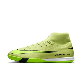 Nike Mens Mercurial Superfly 10 Academy IC High-Top Soccer Shoes in Green | FQ8332-300