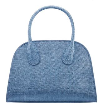 Nina Yorke Top Handle Bag in Light Denim at Nordstrom