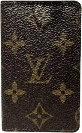 Louis Vuitton Pre-owned Wallets, male, Brown, Size: ONE SIZE Pre-owned Canvas wallets