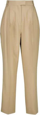Barbour Broeken, Dames, Beige, XS, Katoen, Fawne Straight-Leg Broeken