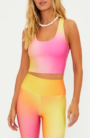 Beach Riot Yara Racerback Crop Tank in Soleil Ombre at Nordstrom Rack, Size X-Large