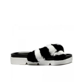 Stuart Weitzman Fur Womens Slippers