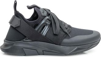 Tom Ford Black Lace-up Sneakers