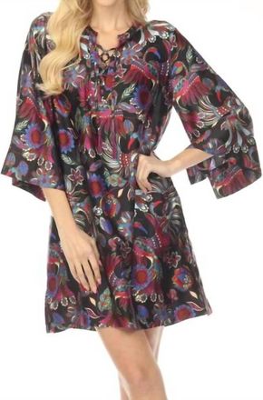 Johnny Was Tie Front Kimono Dress In Avya