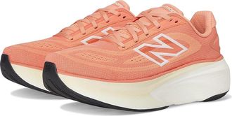 New Balance Fresh Foam X More v6 Womens Running Shoes Peach Nectar/Flare : 9.5 B - Medium, Textile