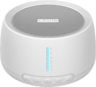 OEM [nunca Usado] M&aacute;quina De Ruido Blanco Con 30 Sonidos Relajantes, 36 Niveles De Volumen, Port&aacute;til Para Adultos, Funci&oacute;n De Memoria, 3 Opciones De Tempo