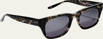Barton Perreira Mens Domino Rectangle Sunglasses