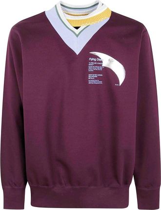 Kolor Cut & Sew 07 V Neck Sweater