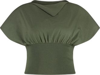 Rick Owens T-shirt in cotone - Verde