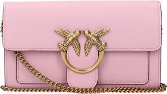 Pinko Pinko Pochette Damess Roze leer