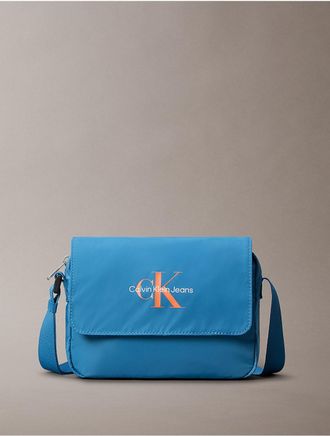 Calvin Klein Jeans Calvin Klein Mens Sport Essentials Flap Crossbody Bag - Blue - OS