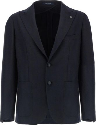 Tagliatore Blazer con revers a lancia - Nero