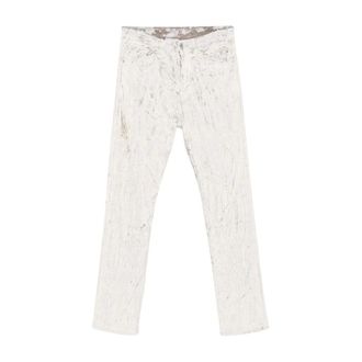 Rick Owens Straight Trousers, male, White, Size: W32 Headon Trousers