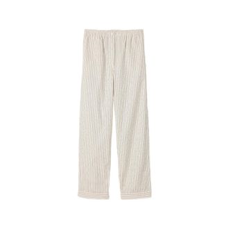 Miu Miu Striped Poplin Pajama Pants