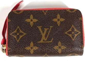 Louis Vuitton Brown Monogram Pink Poppy Petal Monogram Card Wallet (Pre-Owned)