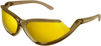 Balenciaga Bb 0289S Zonnebril - unisex - Zonnebrillen - Bruin - ONE Size - Nylon - Accessoires