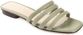 Journee Collection Cenci Strappy Slide Sandal in Sage at Nordstrom Rack, Size 10