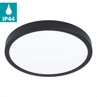 Eglo Fueva Ceiling Light Circular- Black | TJ Hughes
