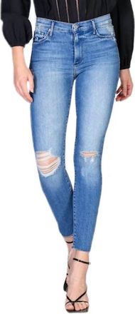 Black Orchid Carmen High Rise Ankle Fray Jeans In Roll The Dice