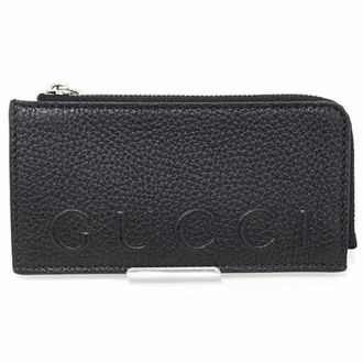 Gucci Silver Yellow Leather Card Wallet (Pre-Owned)