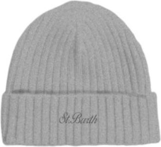 MC2 Saint Barth Wengen Beanie - Heren - Hoeden - Grijs - ONE Size - Wol - Accessoires