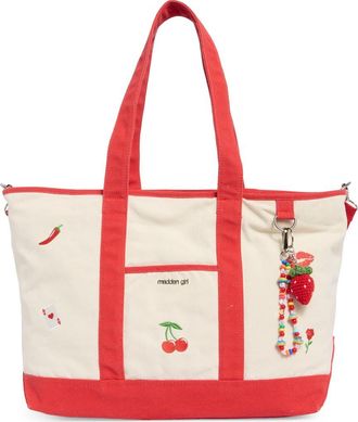 Madden Girl Canvas Tote in Scarlet at Nordstrom Rack