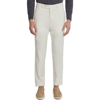 Jack Victor Palmer Crossover Stretch Pants in Off White at Nordstrom Rack, Size 30