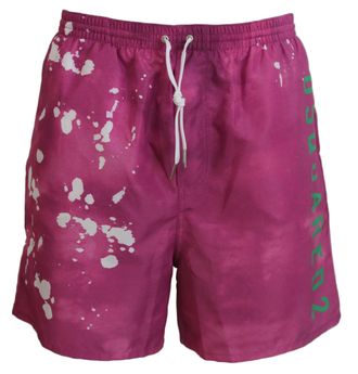 Dsquared2 Dsquared&sup2; Tie Dye Logo Men Beachwear Shorts Mens Swimwear