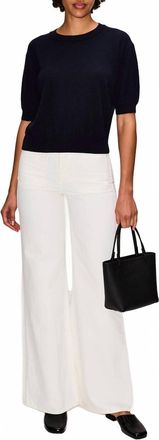 Nili Lotan Florence Jeans In Ivory