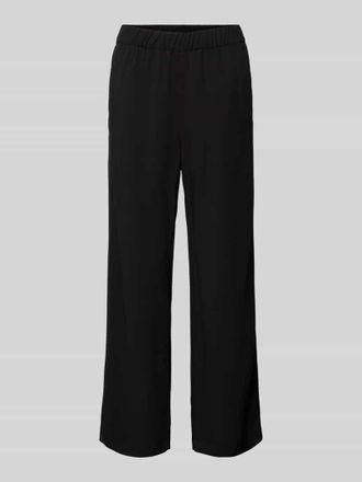 M.A.C Flared Stoffhose in verk&uuml;rzter Passform Modell CHIARA in Black, Gr&ouml;&szlig;e 46