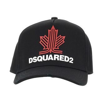 Dsquared2 Gorra de b&eacute;isbol con logotipo bordado - Accessories - unisex - Negro - ONE SIZE