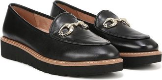 Naturalizer Adiline Bit Loafer Womens Black Leather Slip On Shoes ZOGG1219