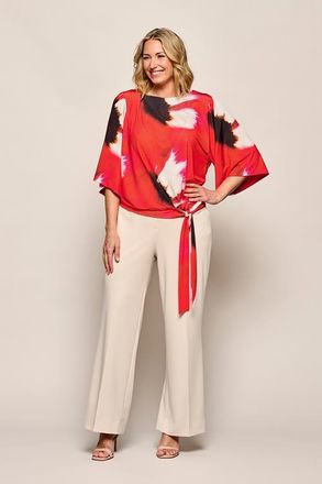 Mart Visser Miley Print Top Rood / Multi Maxi