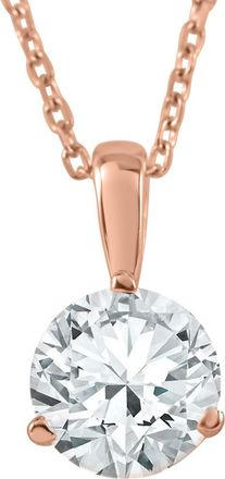 Pompeii3 5/8 ct Solitaire Lab Grown Diamond Pendant available in 14K and Platinum